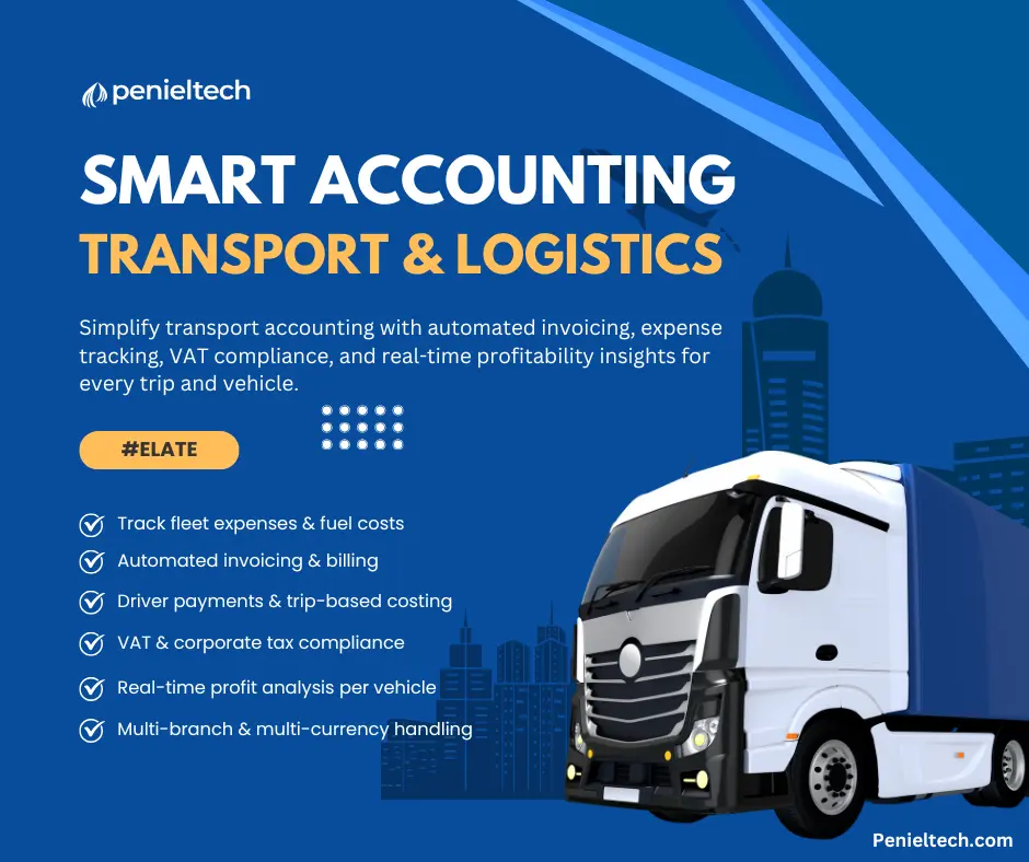 Accounting Software for Transport Companies - Penieltech