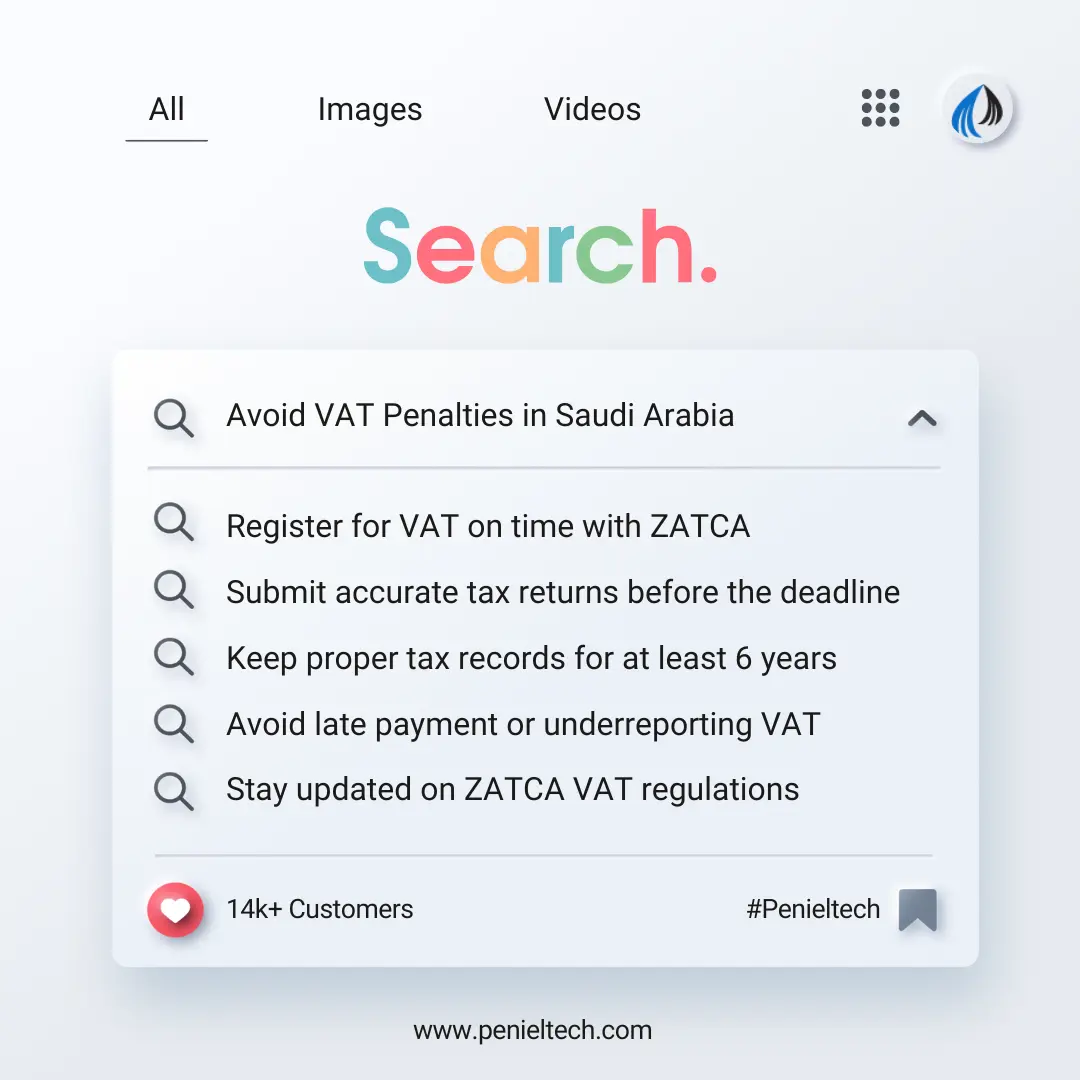 Avoid VAT Penalties in Saudi Arabia - Penieltech