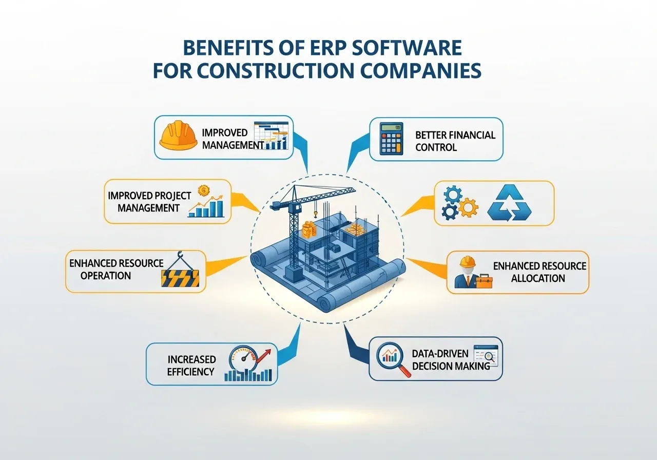 Benefits of ERP Software for construction companies