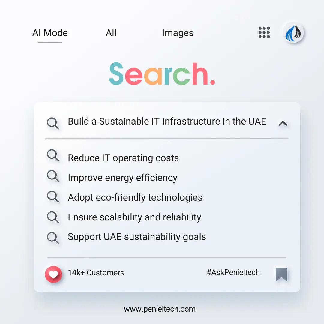 Build a Sustainable IT Infrastructure in the UAE - Penieltech