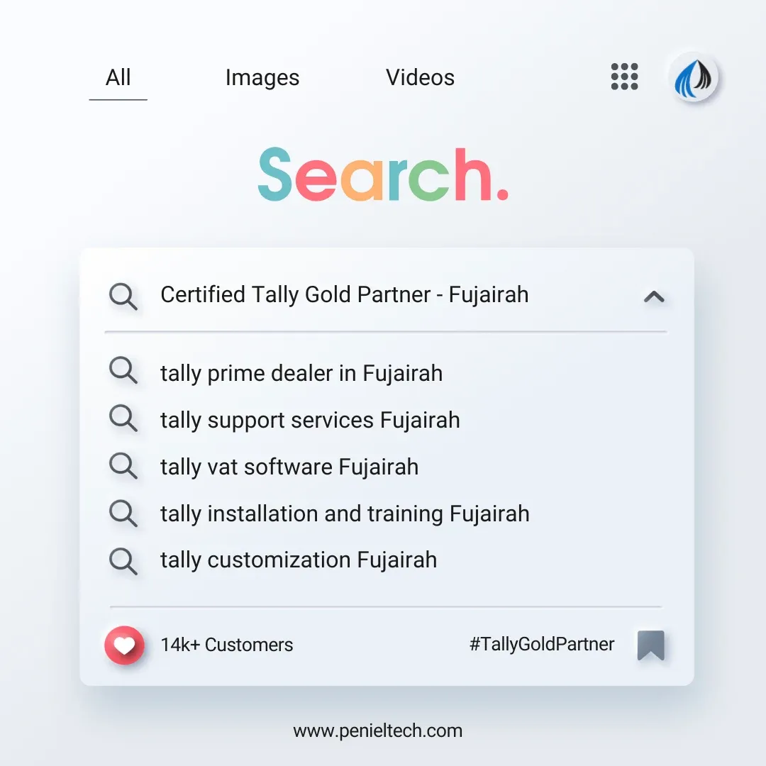 Certified Tally Gold Partner - Fujairah - Penieltech