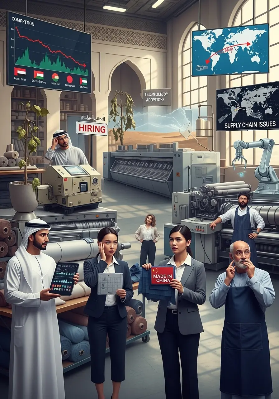 Challenges the UAE textile industry faces