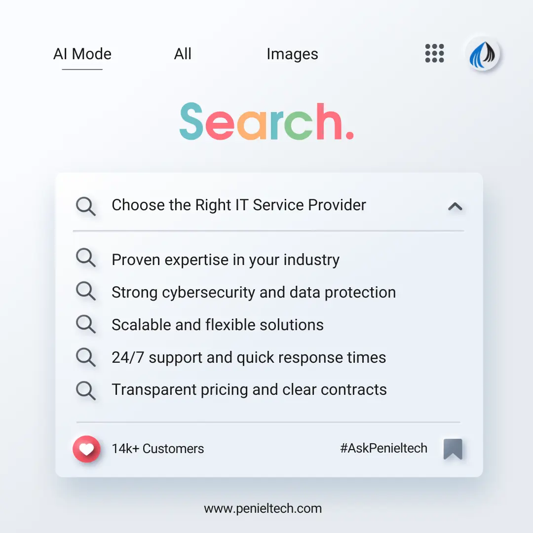 Choose the Right IT Service Provider - Penieltech