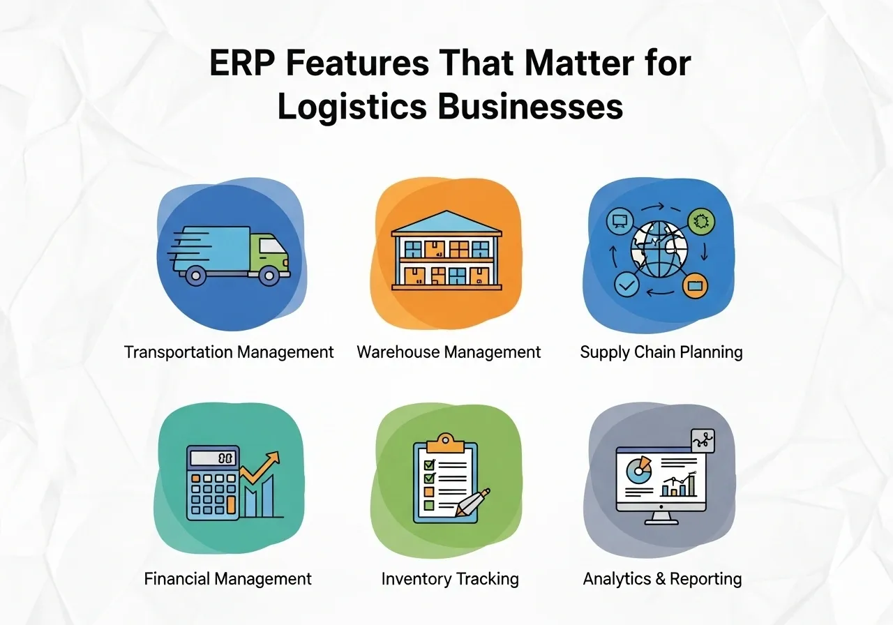 ERP Features That Matter for Logistics Businesses