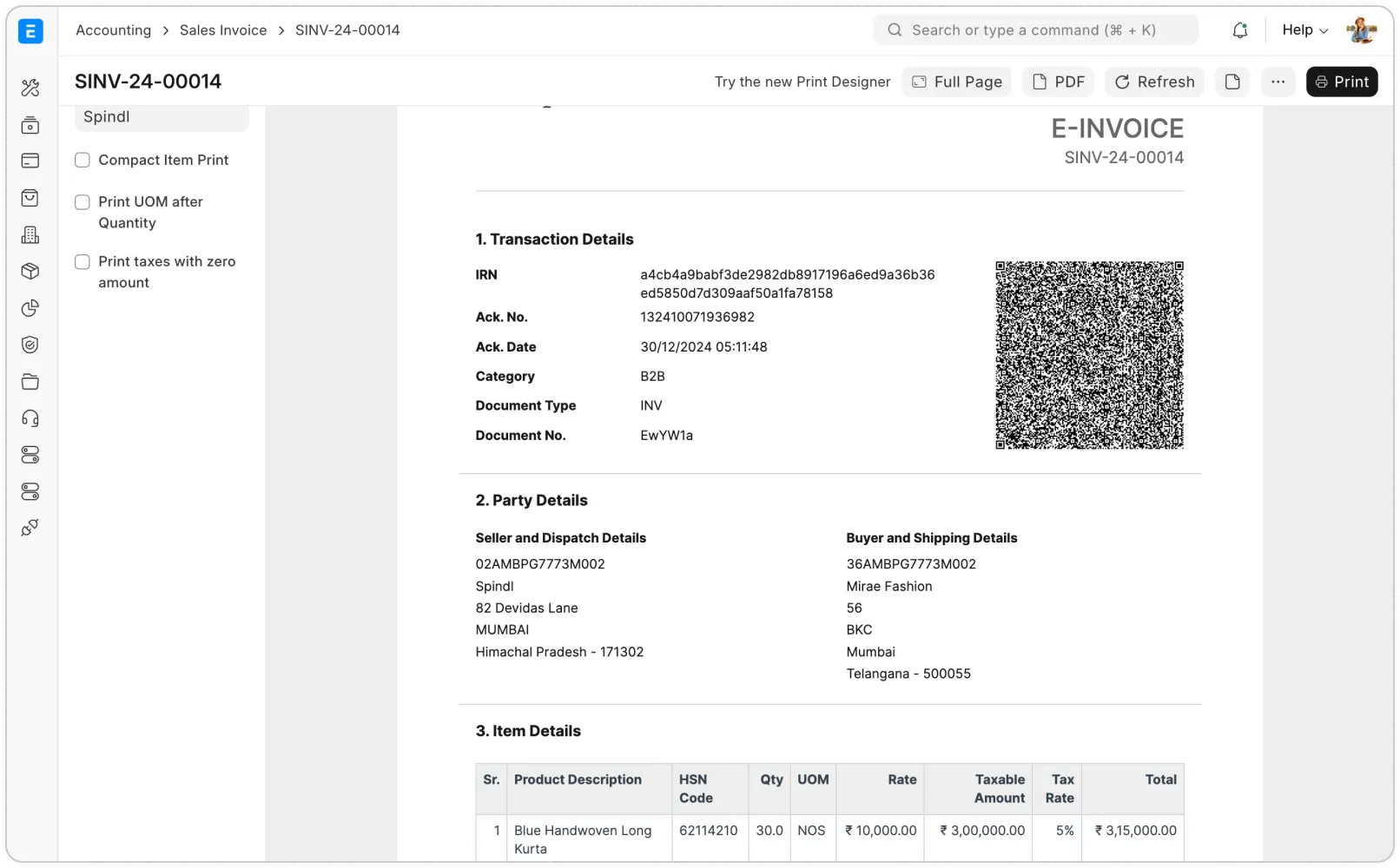 ERPNext Accounting Software from Penieltech