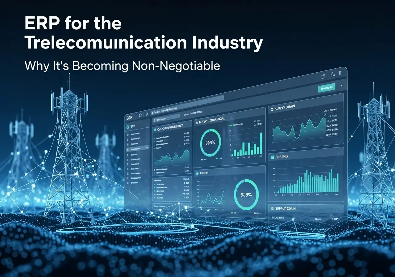 ERP for the Telecommunication Industry - Why It’s Becoming Non-Negotiable