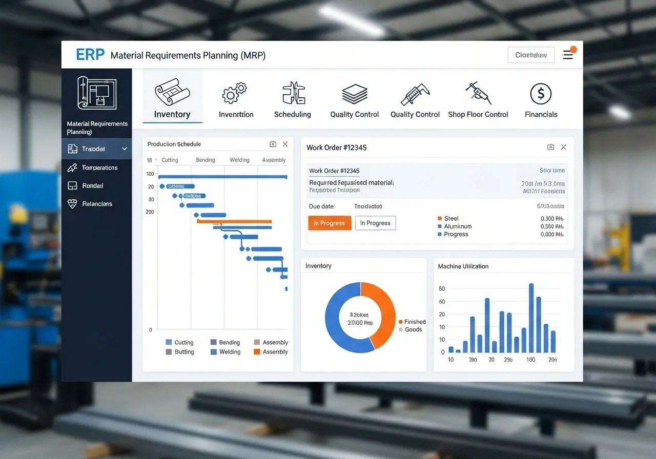 ERP software for metal fabrication - Penieltech
