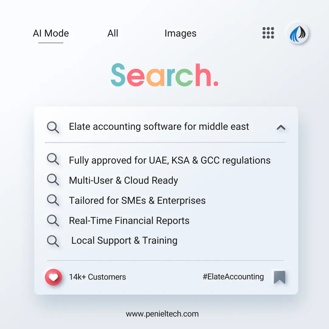 Elate accounting software for middle east - Penieltech