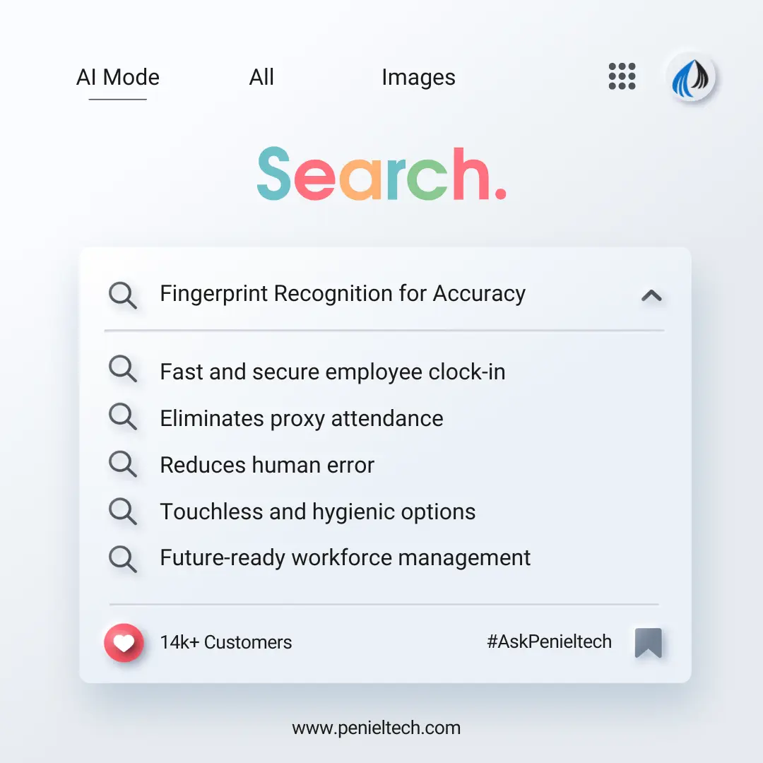 Fingerprint or Face The Future of Clocking In - Penieltech
