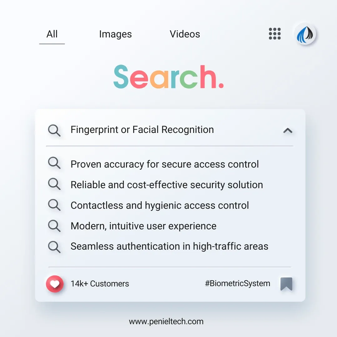 Fingerprint or Facial Recognition by Penieltech