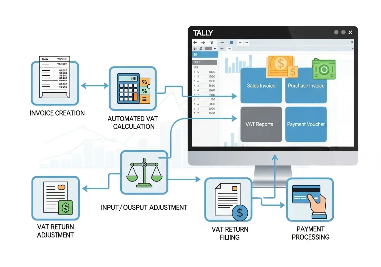 How Tally Software Handles VAT - Penieltech