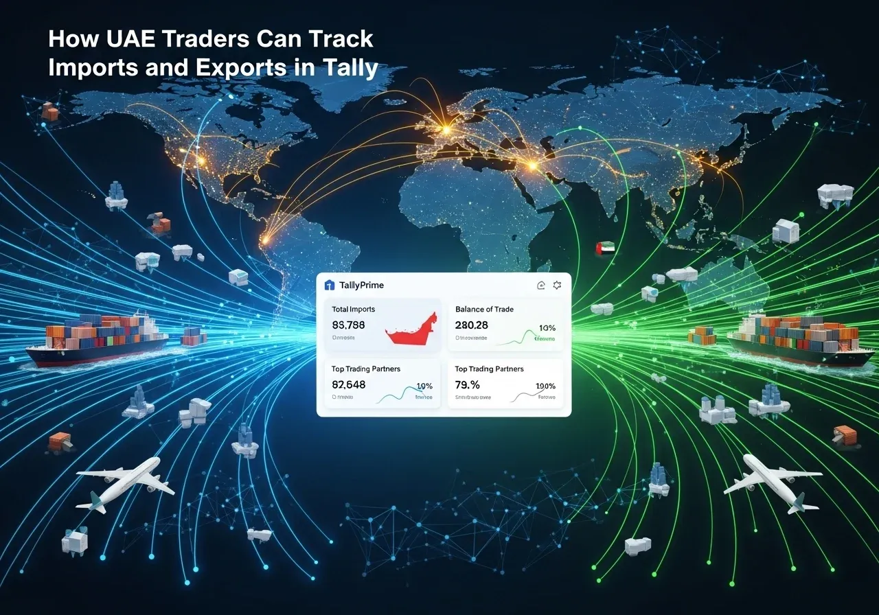 How UAE Traders Can Track Imports and Exports in Tally - Penieltech