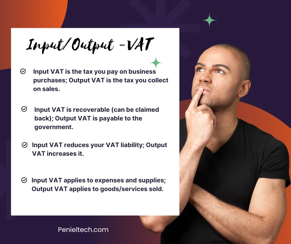Input VAT vs Output  VAT - Penieltech
