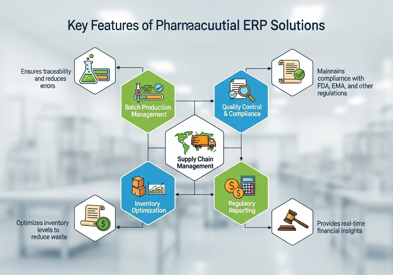 Key Features of Pharmaceutical ERP Solutions