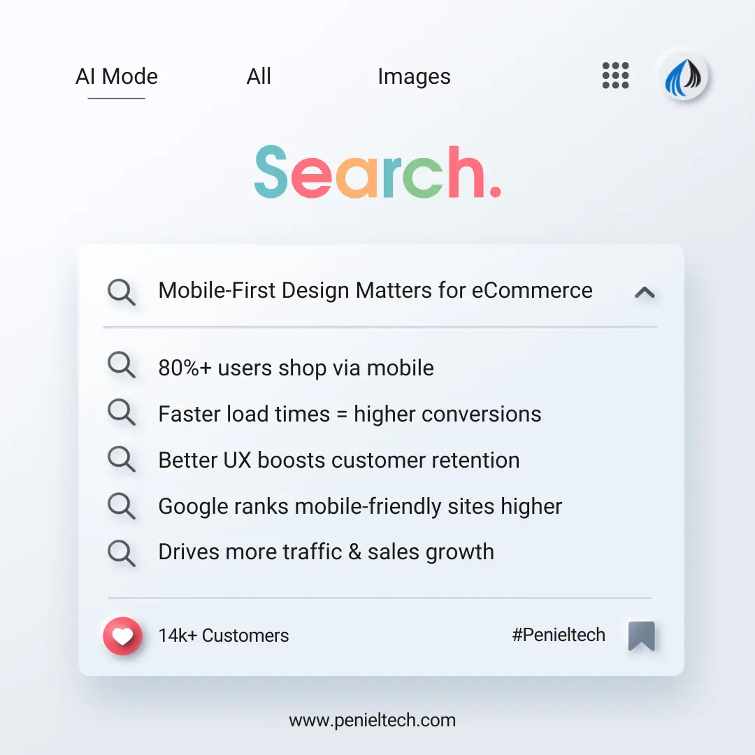 Mobile-First Design Matters for eCommerce - Penieltech