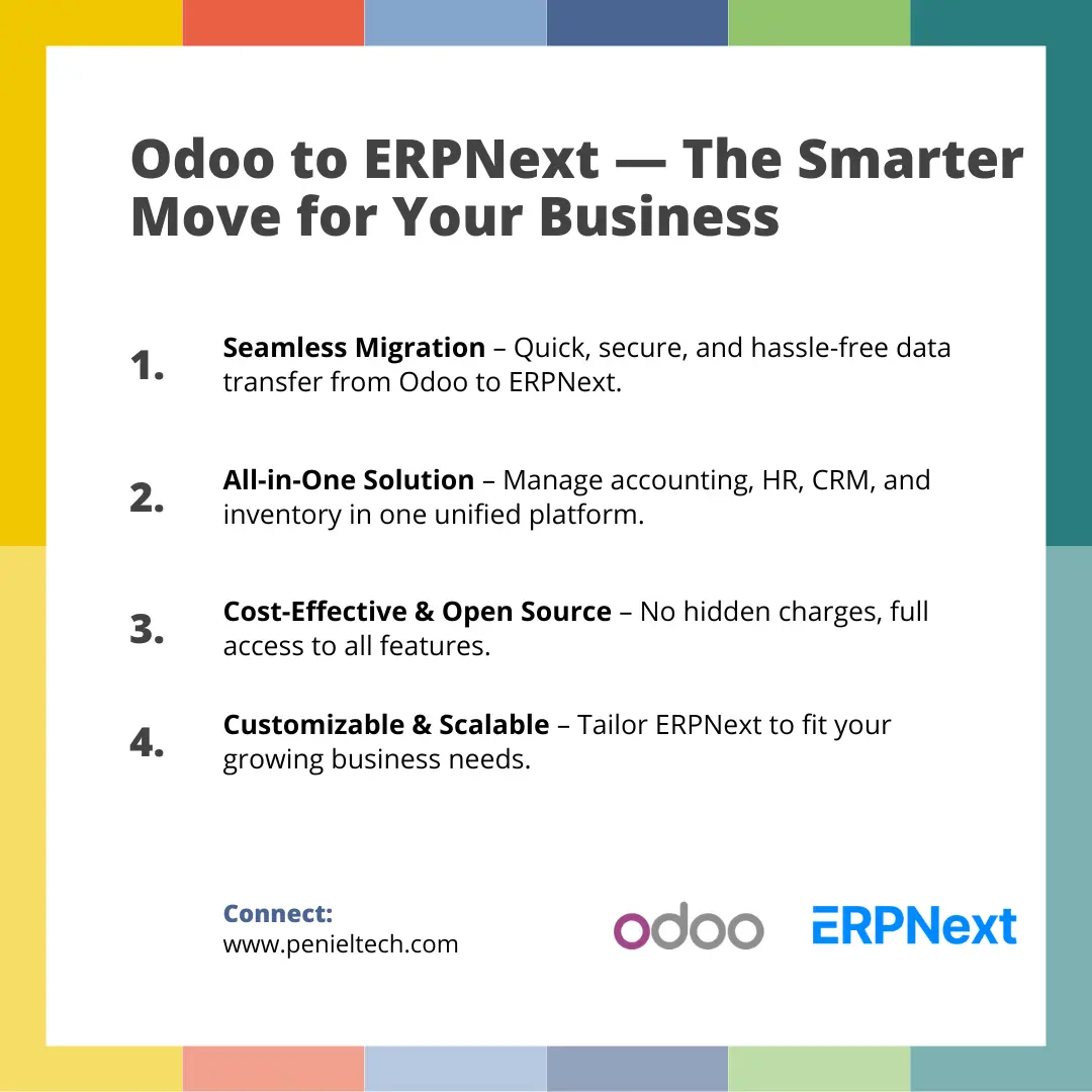 Odoo to ERPNext — The Smarter Move for Your Business