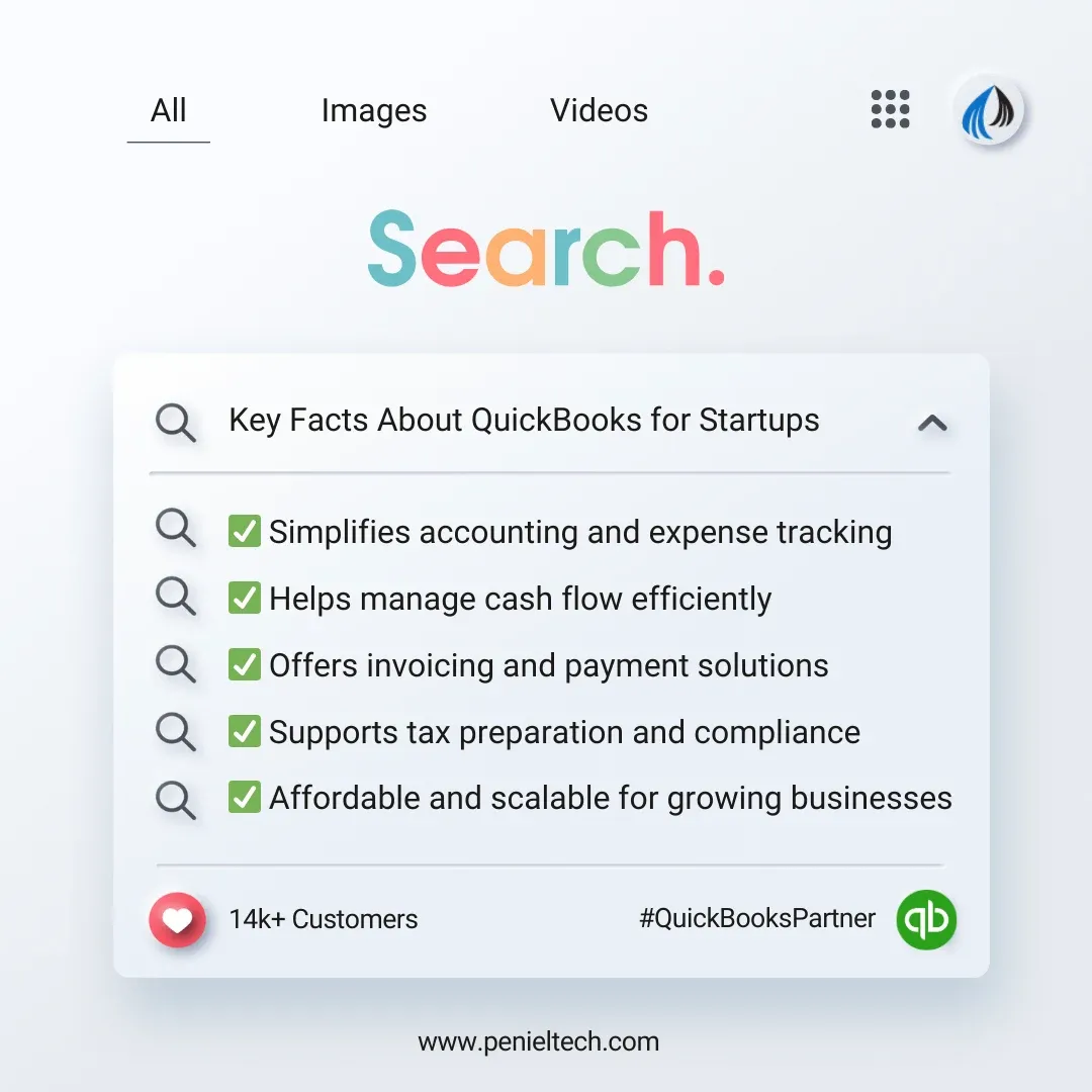 QuickBooks for Startups - Penieltech