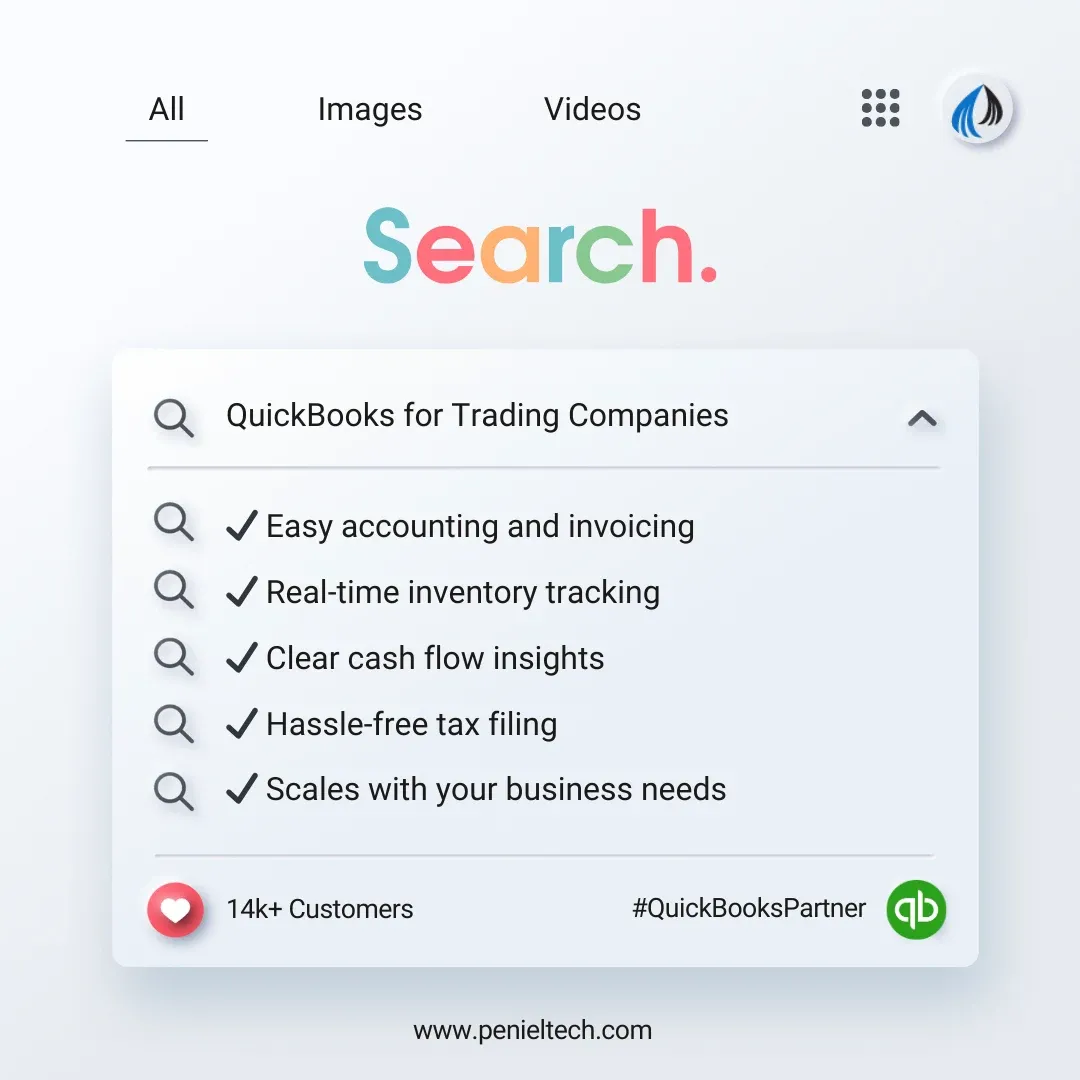 QuickBooks for Trading Companies - Penieltech