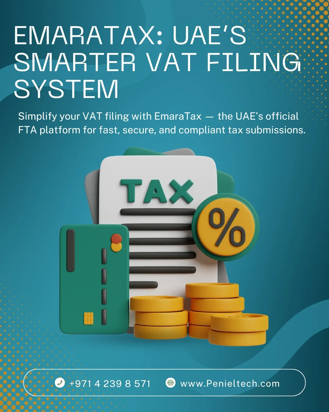 Simplify your VAT filing with EmaraTax — the UAE’s official FTA platform for fast, secure, and compliant tax submissions.