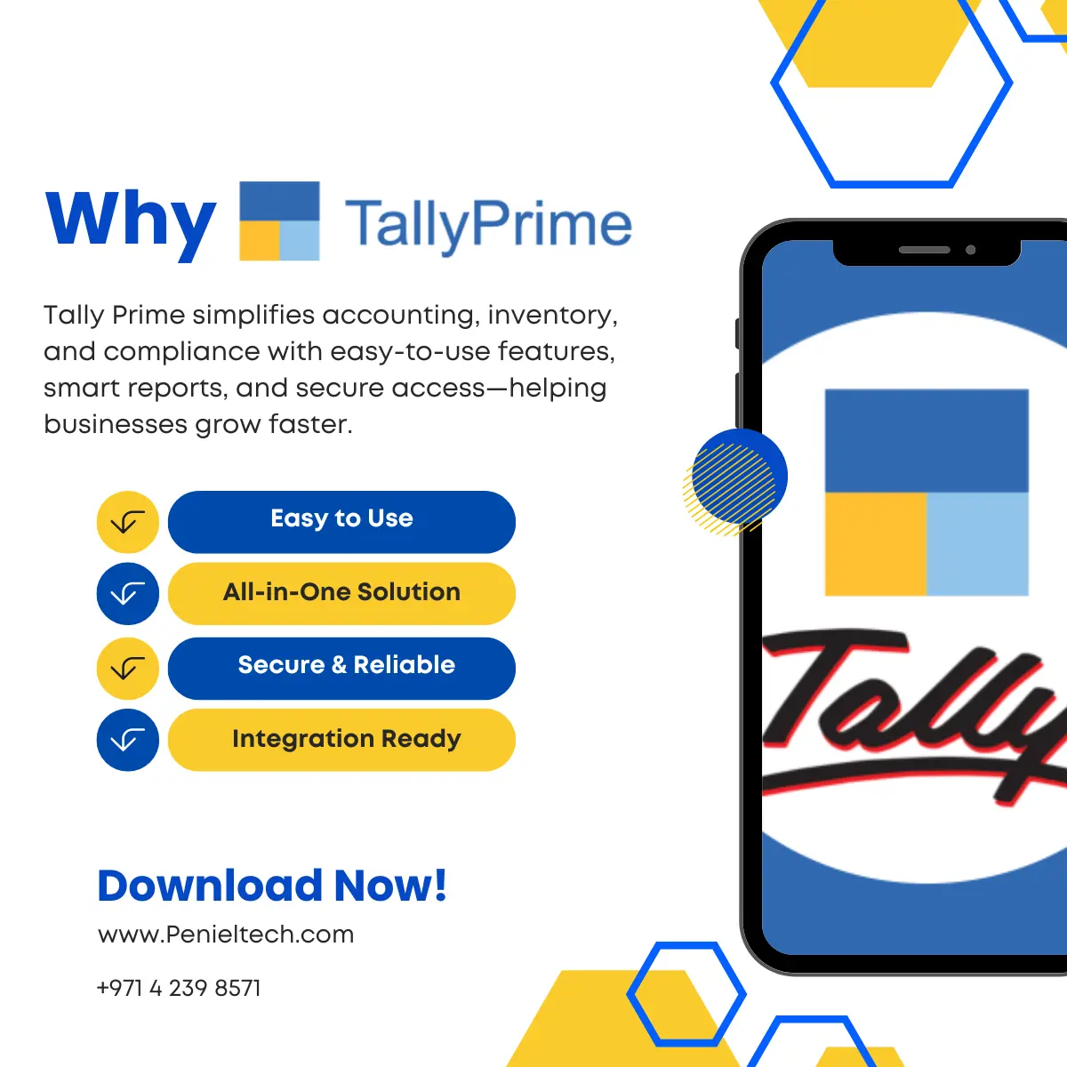 Tally Prime is an all-in-one business management solution