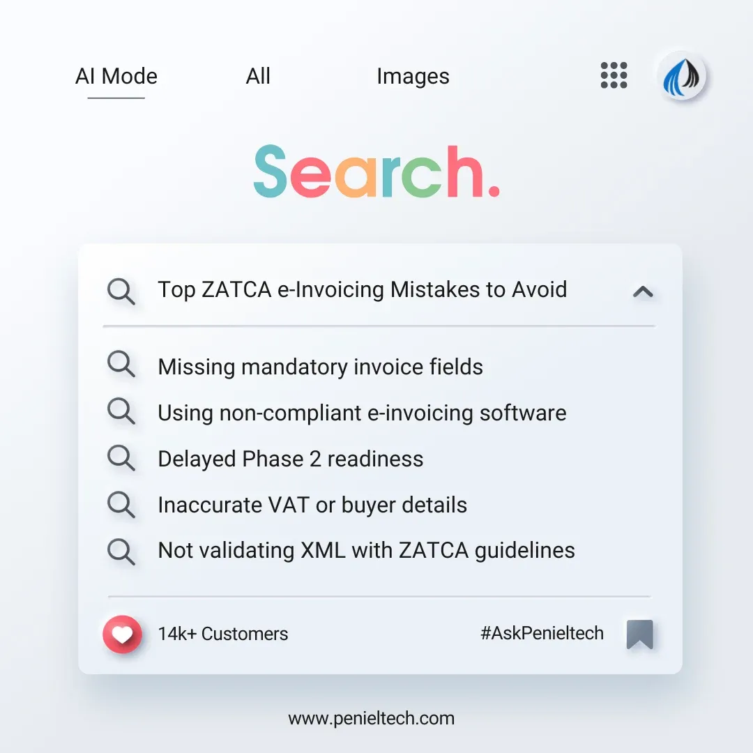 Top ZATCA e-Invoicing Mistakes to Avoid