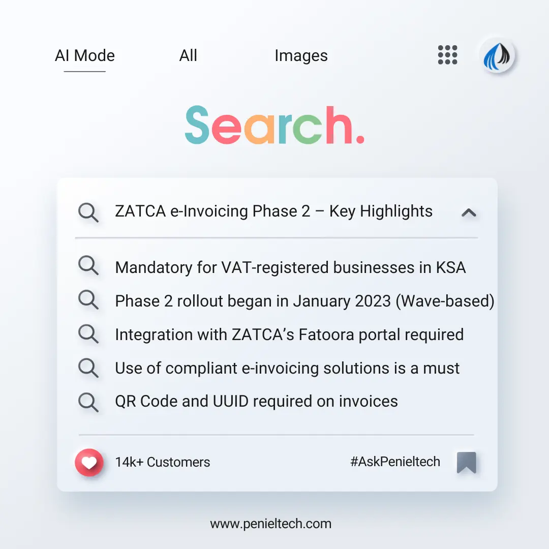 ZATCA e-Invoicing Phase 2 – Key Highlights - Penieltech